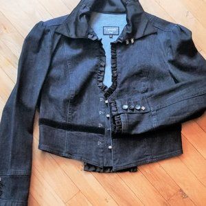 CASSIDI croped jean jacket